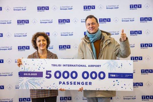Tbilisi International Airport Serves Its Five-Millionth Passenger
