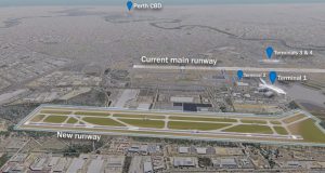პერტის აეროპორტი მესამე ასაფრენი ბილიკის მშენებლობისკენ კიდევ ერთ ნაბიჯს დგამს