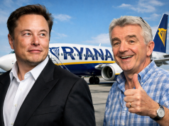 Ryanair-მა ილონ მასკთან დაპირისპირება მრავალმილიონიან მოგებად აქცია